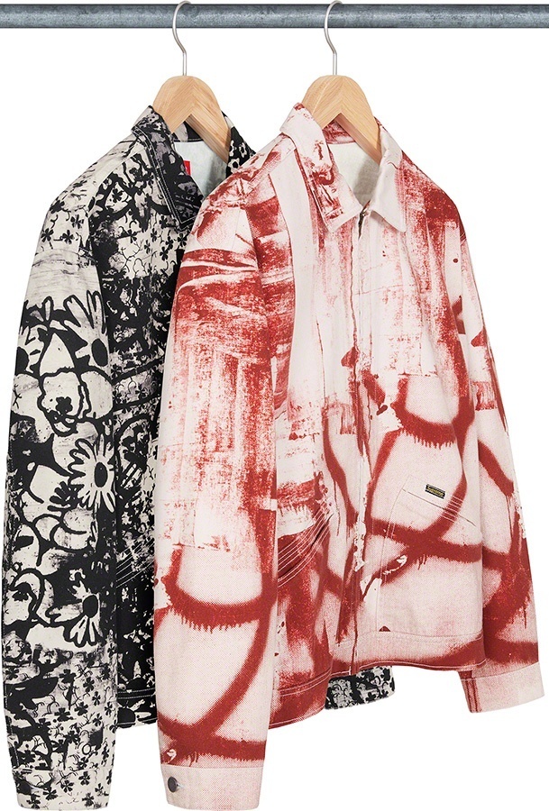 Christopher Wool/Supreme Denim Work Jacket